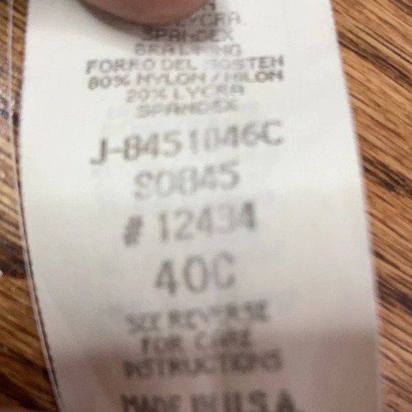 Sea Scamp Floral Print One Piece 40C - Picture 9 of 10